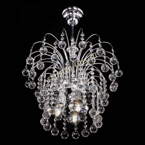 Люстра Каскад Шар №2 в Самаре Гусь Хрустальный