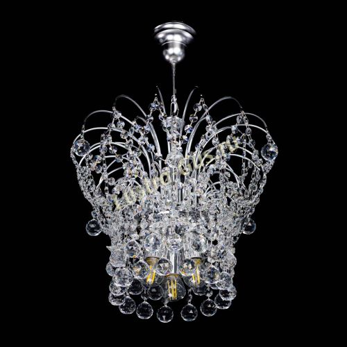 Люстра Каскад Шар №3 в Самаре Гусь Хрустальный