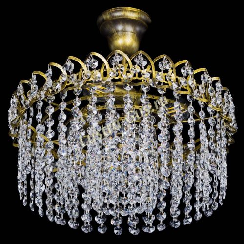 Люстра Хрустальная капель №3 под бронзу в Самаре Гусь Хрустальный