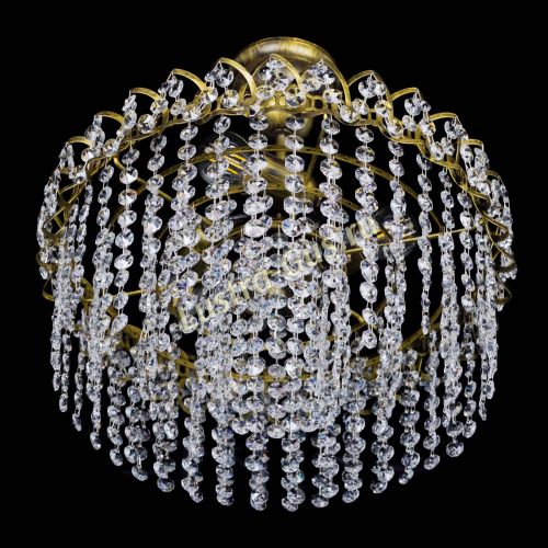 Люстра Хрустальная капель №3 под бронзу в Самаре Гусь Хрустальный