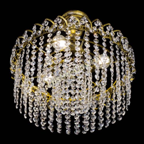 Люстра Хрустальная капель №3 под бронзу в Самаре Гусь Хрустальный