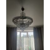 Люстра Хрустальный Каскад №8 с подвесом под бронзу в Самаре