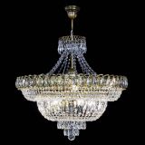 Люстра Хрустальный Каскад №8 с подвесом под бронзу в Самаре