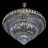 Люстра Хрустальный Каскад №8 с подвесом под бронзу в Самаре