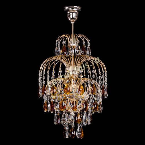 Люстра Хрустальные брызги с подвесом журавлик чайная в Самаре Гусь Хрустальный