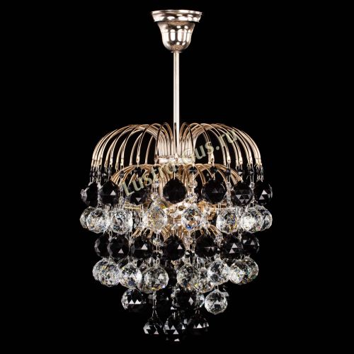 Люстра Хрустальные брызги шар 40 мм черная в Самаре Гусь Хрустальный