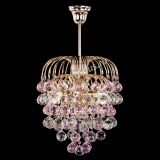 Люстра Хрустальные брызги шар 40 мм розовая в Самаре