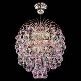 Люстра Хрустальные брызги шар 40 мм розовая в Самаре