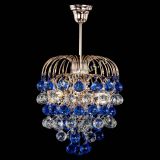 Люстра Хрустальные брызги шар 40 мм синяя в Самаре Люстра Хрустальные брызги шар 40 мм синяя в Самаре