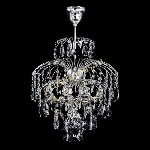 Люстра Хрустальные брызги Журавлик черный в Самаре Гусь Хрустальный