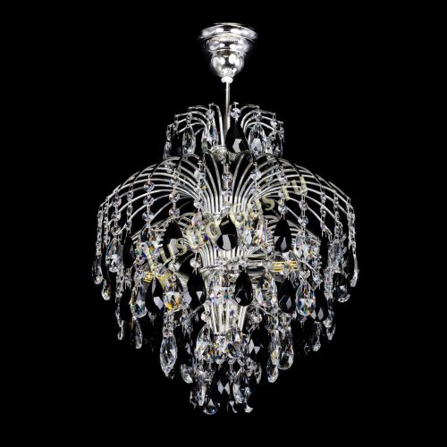 Люстра Хрустальные брызги Журавлик черный в Самаре Гусь Хрустальный