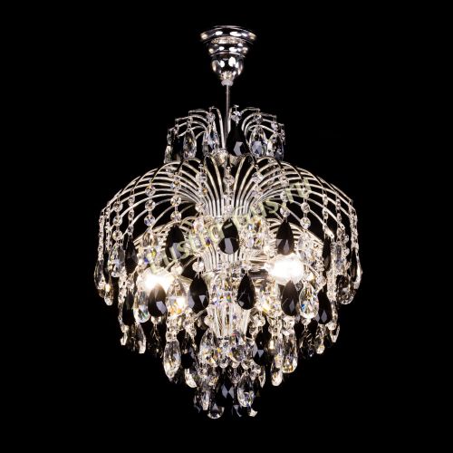 Люстра Хрустальные брызги Журавлик черный в Самаре Гусь Хрустальный