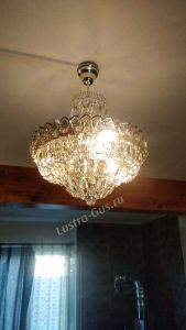 Люстра Кольцо Классика Пластинка с подвесом в Самаре отзыв и фото покупателя