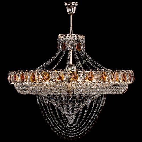 Люстра Кольцо Классика Веер №8 чайная в Самаре Гусь Хрустальный