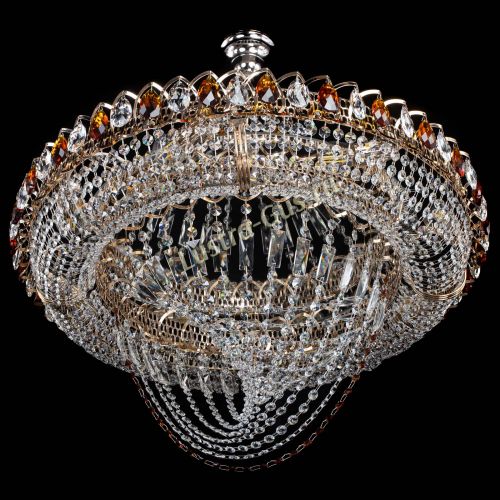 Люстра Кольцо Классика Веер №8 чайная в Самаре Гусь Хрустальный