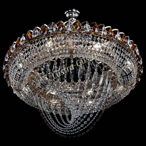 Люстра Кольцо Классика Веер №8 чайная в Самаре Гусь Хрустальный