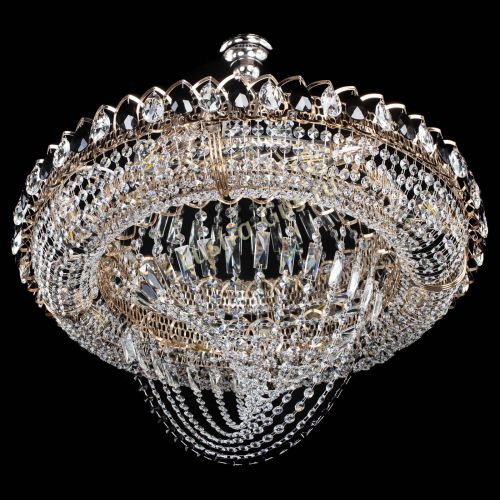 Люстра 	 Кольцо Классика Веер №8 черная в Самаре Гусь Хрустальный