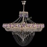 Люстра Кольцо Классика Веер №8 фиолетовая в Самаре Люстра Кольцо Классика Веер №8 фиолетовая в Самаре