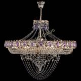 Люстра Кольцо Классика Веер №8 фиолетовая в Самаре Люстра Кольцо Классика Веер №8 фиолетовая в Самаре