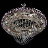 Люстра Кольцо Классика Веер №8 фиолетовая в Самаре Люстра Кольцо Классика Веер №8 фиолетовая в Самаре