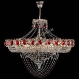 Люстра Кольцо Классика Веер №8 красная в Самаре Люстра Кольцо Классика Веер №8 красная в Самаре