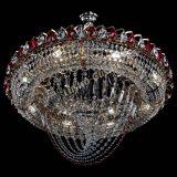 Люстра Кольцо Классика Веер №8 красная в Самаре Люстра Кольцо Классика Веер №8 красная в Самаре