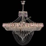 Люстра Кольцо Классика Веер №8 розовая в Самаре