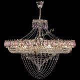 Люстра Кольцо Классика Веер №8 розовая в Самаре