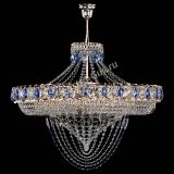 Люстра Кольцо Классика Веер №8 синяя в Самаре