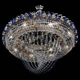 Люстра Кольцо Классика Веер №8 синяя в Самаре