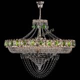 Люстра Кольцо Классика Веер №8 зеленая в Самаре