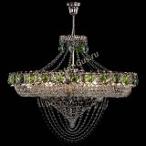 Люстра Кольцо Классика Веер №8 зеленая в Самаре