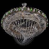 Люстра Кольцо Классика Веер №8 зеленая в Самаре