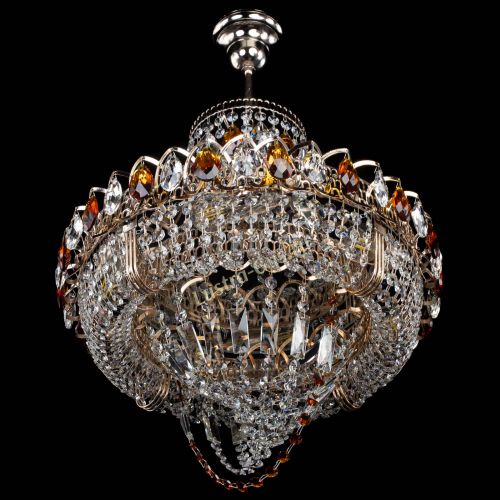 Люстра Кольцо Классика Веер чайная в Самаре Гусь Хрустальный