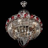 Люстра Кольцо Классика Веер красная в Самаре Люстра Кольцо Классика Веер красная в Самаре