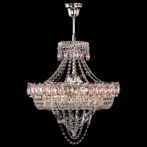 Люстра Кольцо Классика Веер розовая в Самаре Люстра Кольцо Классика Веер розовая в Самаре