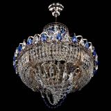 Люстра Кольцо Классика Веер синяя в Самаре