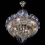 Люстра Кольцо Классика Веер синяя в Самаре