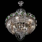 Люстра Кольцо Классика Веер зеленая в Самаре