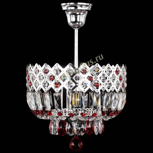 Люстра Корона №1 пластинка красная в Самаре Гусь Хрустальный