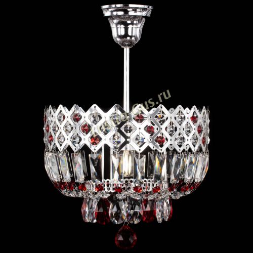 Люстра Корона №1 пластинка красная в Самаре Гусь Хрустальный