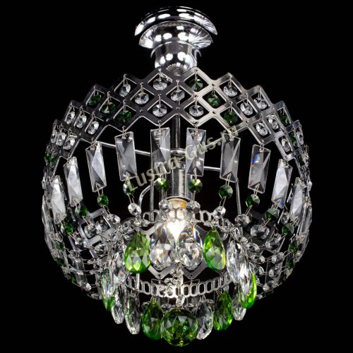 Люстра Корона №1 пластинка зеленая в Самаре Гусь Хрустальный