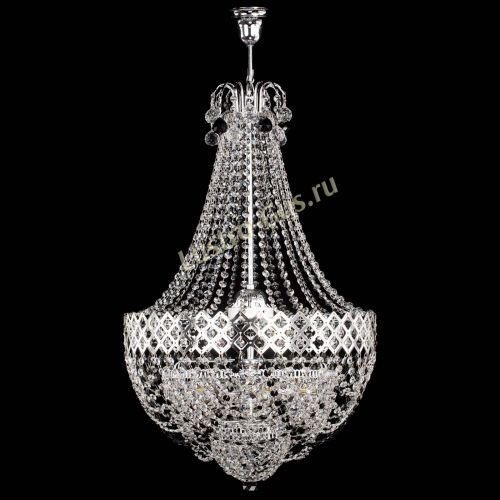 Люстра Корона №5 с подвесом Черная в Самаре Гусь Хрустальный