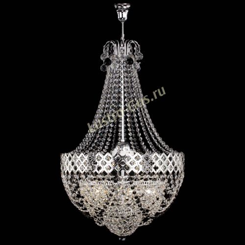 Люстра Корона №5 с подвесом Черная в Самаре Гусь Хрустальный