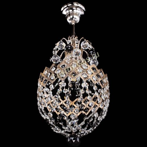 Люстра Корона №6 черная в Самаре Гусь Хрустальный