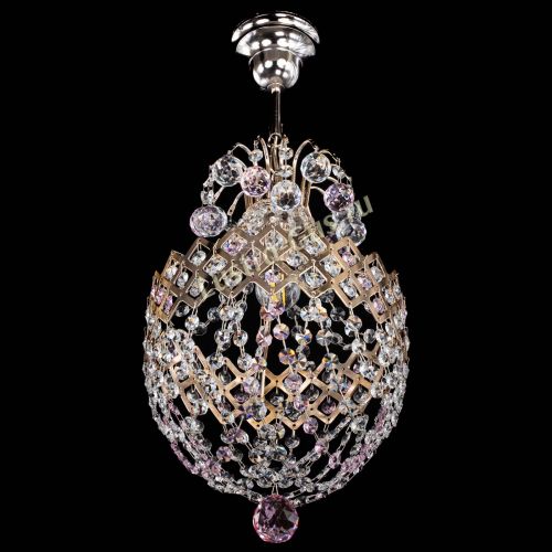 Люстра Корона №6 красная в Самаре Гусь Хрустальный