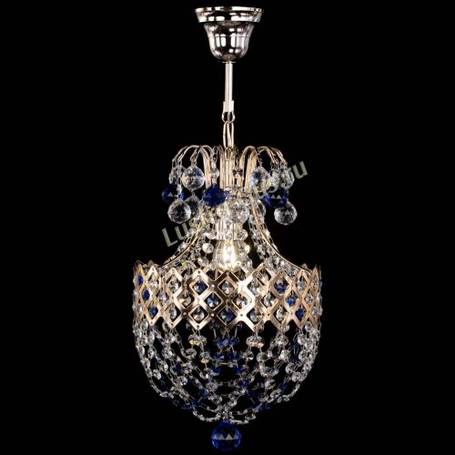 Люстра Корона №6 синяя в Самаре Гусь Хрустальный