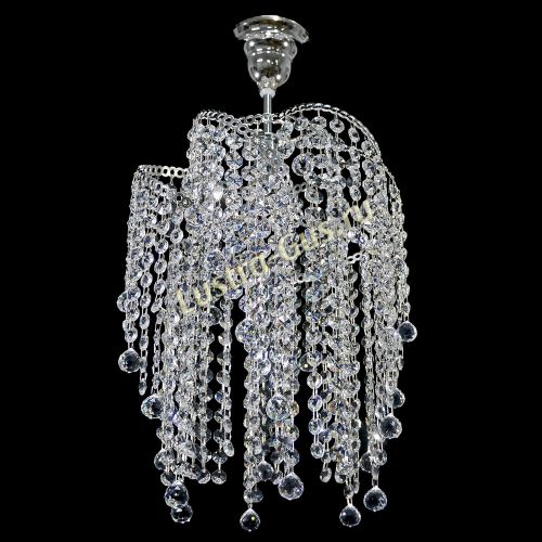 Люстра Космея №1 капель мини  в Самаре Гусь Хрустальный