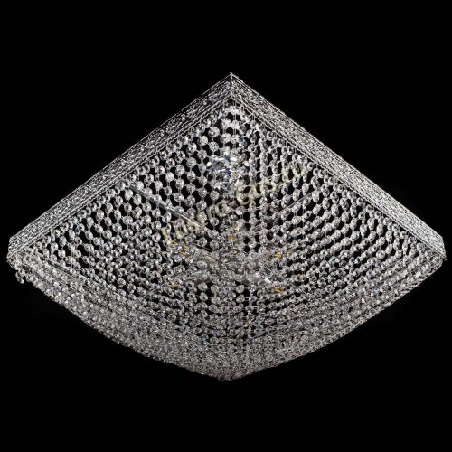 Люстра Квадрат №28 - 600 мм в Самаре Гусь Хрустальный
