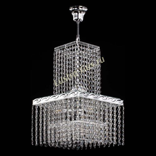 Люстра Квадрат №3 с подвесом в Самаре Гусь Хрустальный